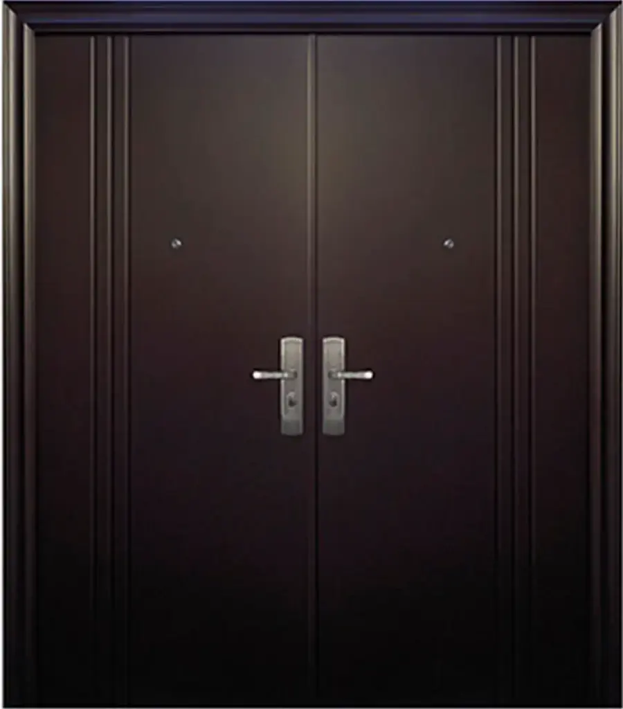 PUERTA DOBLE 3L CHOCOLATE 170 CM IZQUIERDA