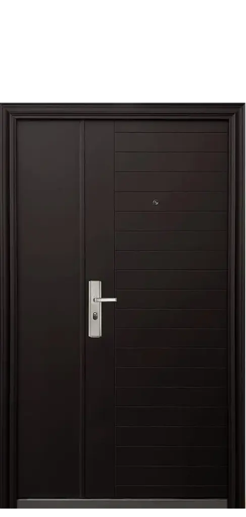 PUERTA Y FIJO SEVILLA CHOCOLATE 120 CM DERECHA