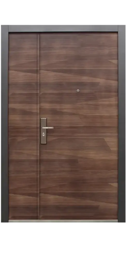 PUERTA Y FIJO GALES NOGAL 120 CM IZQUIERDA