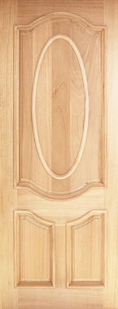 PUERTA OVAL TAB CEDRO CAPEX 90X210 CM 