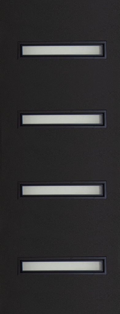 PUERTA LISA 4 SOLERAS 90X210 CM CHOCOLATE