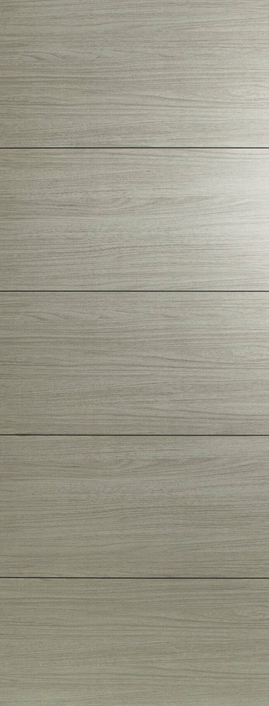 PUERTA PREMIUM 4 LINEAS GRIS 90X210 CM