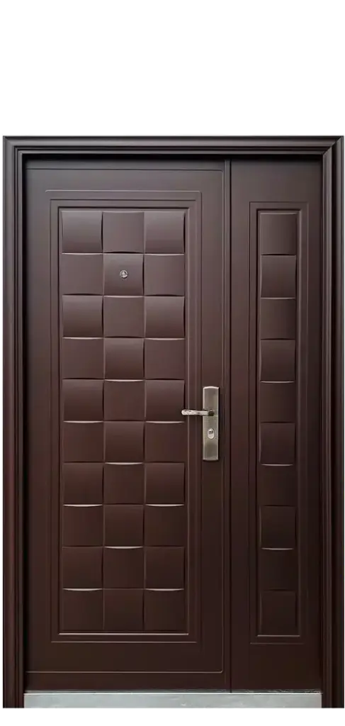 PUERTA Y FIJO TOLEDO CHOCOLATE 120 CM IZQUIERDA