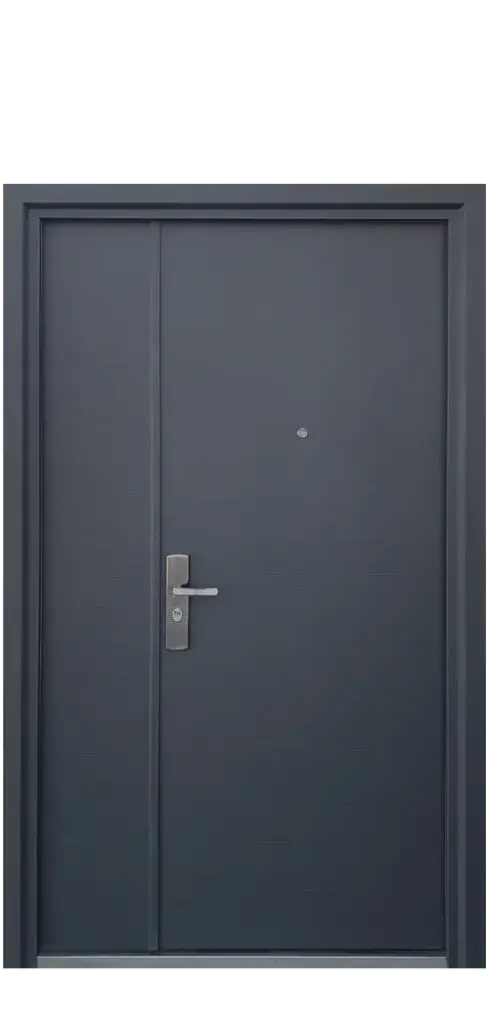 PUERTA Y FIJO LONDRES GRIS ANTRACITA 120 CM DERECHA