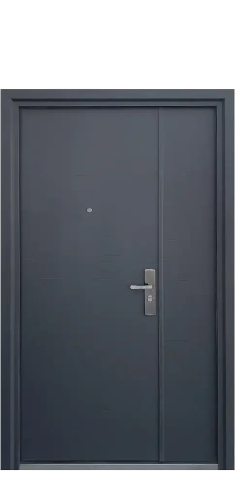 PUERTA Y FIJO LONDRES GRIS ANTRACITA 120 CM IZQUIERDA