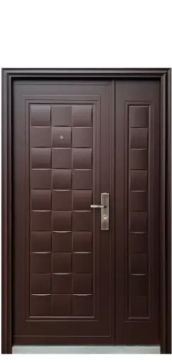 [TO120205CH-IZQ] PUERTA Y FIJO TOLEDO CHOCOLATE 120 CM IZQUIERDA