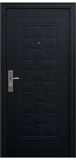 [TO95215NE-DER] PUERTA TOLEDO NEGRO 95 CM DERECHA