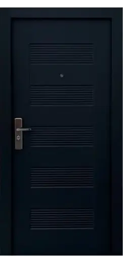 [G295215-DER] PUERTA LISBOA COLOR NEGRO 95 CM DERECHA