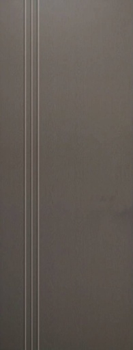 [PISM-000036] PUERTA RIBS 3L VERTICALES GRIS HINTON 90X210 CM