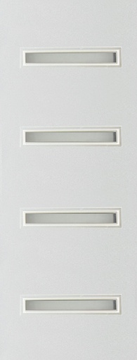 [PISM-000224] PUERTA LISA 4 SOLERAS BLANCO 90X210 CM